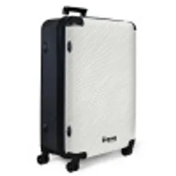 Golven - Ribbels - Wit NBS - Large koffer - Volwassenen Unisex groot -product1