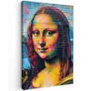 Graffiti - Mona Lisa - Streetart - Da Vinci canvas 2cm klein -z3d