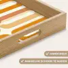 U-vorm - Retro - Oranje Dienblad Rechthoek middel 911 -USP_HandgreepNL