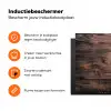 Hout - Landelijk - Warm - Natuur Inductie beschermer vinyl 3mm klein -zzzzzzz-td-ups