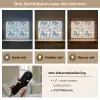 Vlinders - Bloemen - Blauw - Botanisch Light Box met batterij (Wandlamp) middel 907 -USP_lichtkleurNL