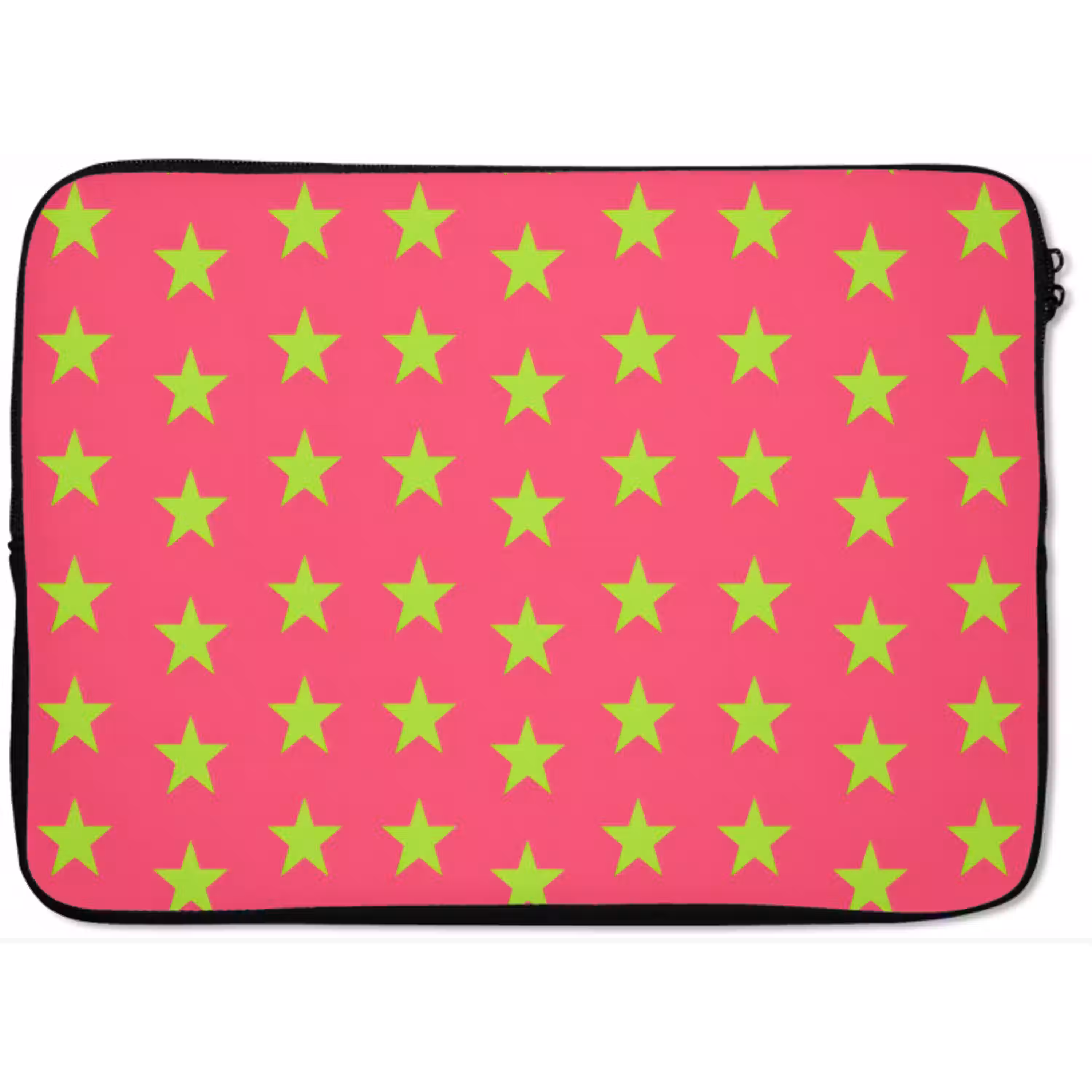 Sterren - Patroon - Roze laptophoes neopreen klein 279 -zkaufland3dotto