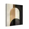 Geometrische - Vormen - Wit aluminium wit klein -3d