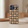 Bloemen - Retro - Bruin Telefoonhoesje iPhone 17 Pro klein 878 -sfeer2