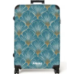Symmetrisch - Patroon - Blauw NBS - Large koffer - Volwassenen Unisex groot -zzzzzzzzkaufland2