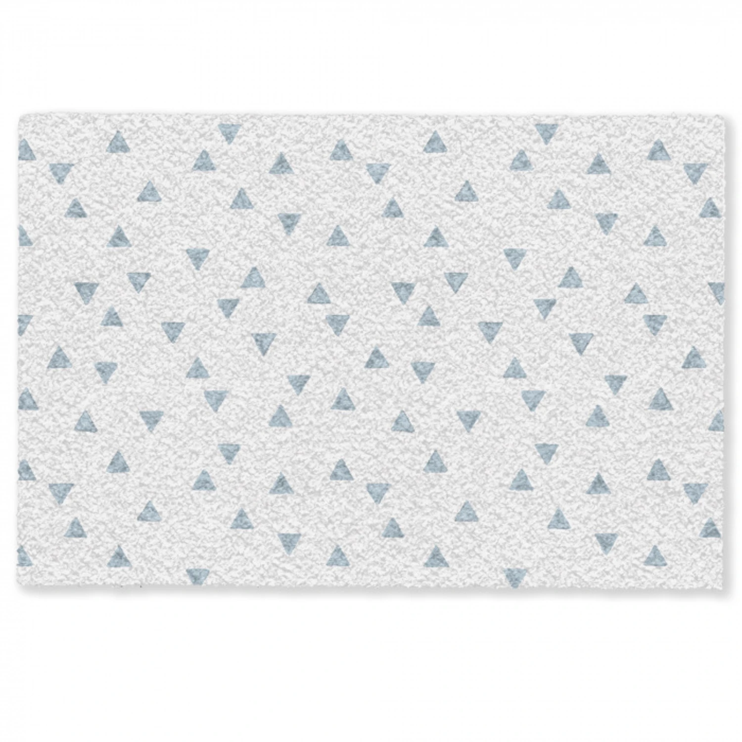 Blauw - Driehoek - Patroon Deurmat klein 898 -zkaufland3d