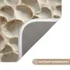 Schelpen - Waaiervorm - Wit WCmat klein 1009 -USP_AntislipNL