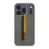 Potlood - Schilderij - Geel Telefoonhoesje iPhone 17 Pro klein -3d
