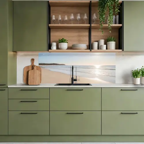 Zee - Zon - Zand keuken achterwand 2 middel -sfeer3