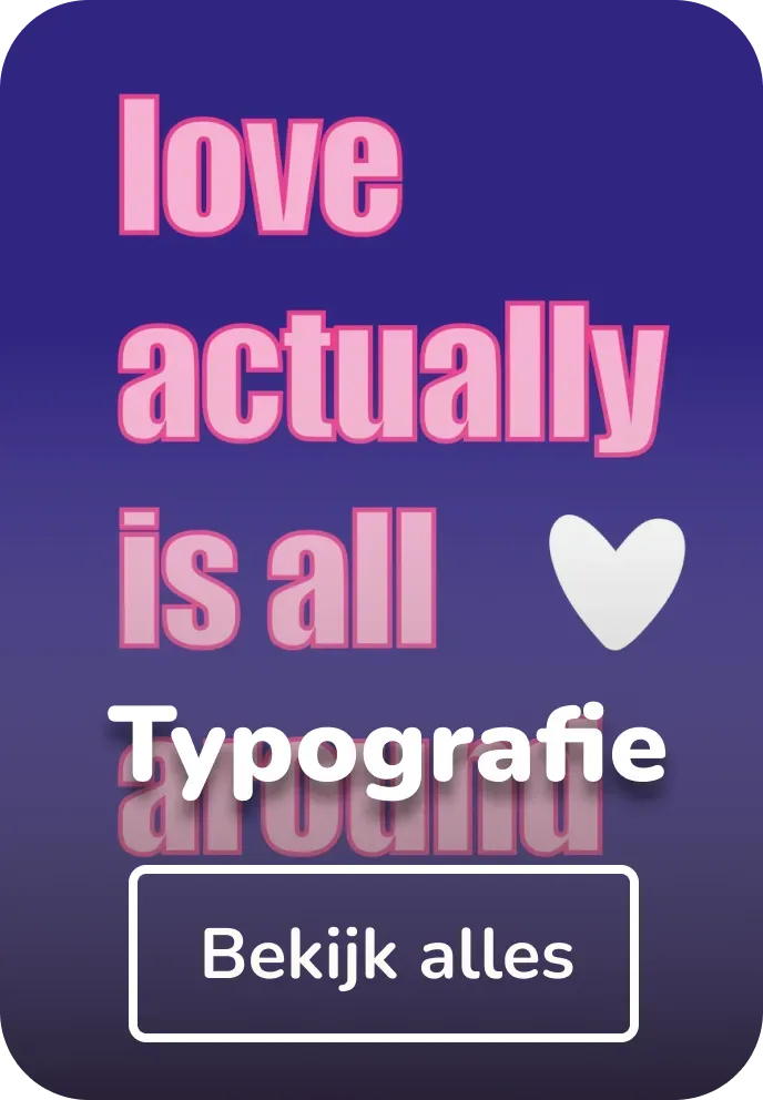 Muurcirkels typografie