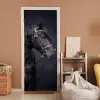 Portret - Paard - Donker deurposter klein -sfeer1