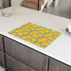 Sinaasappels - Bladeren - Kleurrijk Inductie beschermer vinyl 3mm klein 276 -sfeer8