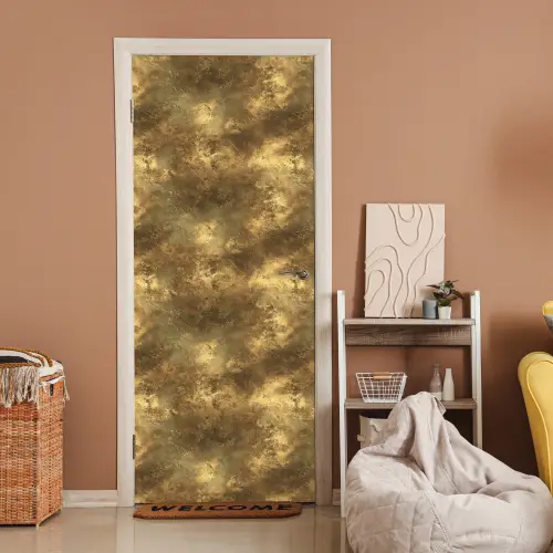 Antiek - Metaallook - Goud deurposter klein 289 -sfeer1