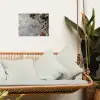 Winter - Kerst - Beton - Dennenappels tuinposter los doek klein -sfeer7