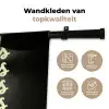 Cheers - Wijn - Zwart - Wit Wandkleed katoen klein -sfeer2