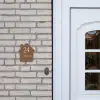 Bruin - Klassiek Naambord Huisje klein -sfeer1