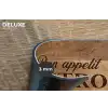 Huiselijke Bistro Beleving Placemat vinyl groot -closeup