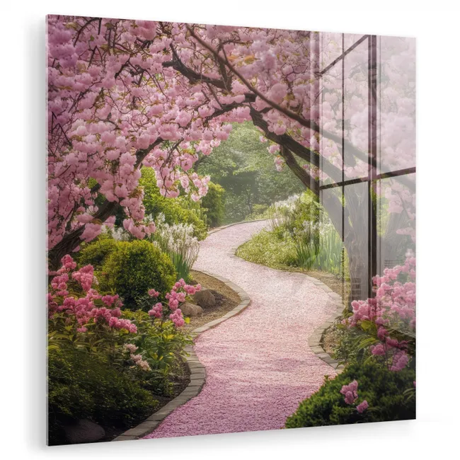 Kersenbloesem - Natuur - Sakura - Pad - Japanse tuin plexiglas 5mm klein -zzzproduct_nieuw
