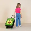 Kawai - Avocado - Groen Kinderkoffer - Zwart klein -sfeer1