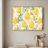 Bloemen - Paaseieren - Geel Textielframe zwart klein -sfeer2