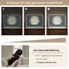 Vogel - Blauw - Vintage Light Box met batterij (Wandlamp) middel -USP_dimbaarNL