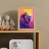 Leeuw - Verf- Kleuren - Dier Light Box met kabel klein -sfeer2_kind