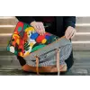 Abstract - Planten - Vormen - Kleurrijk laptophoes neopreen klein -tas