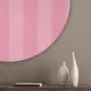 Gestreept - Roze - Chéri Akoestische PET Vilt - Rond klein -sfeer5_closeup