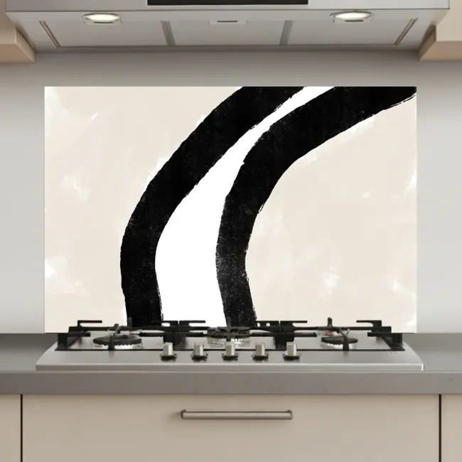 Abstract - Lijn - Design - Pastel keuken achterwand spatscherm klein -3d_website