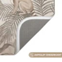 Natuur - Jungle - Ringstaartmaki - Bruin Badmat klein -USP_AntislipNL