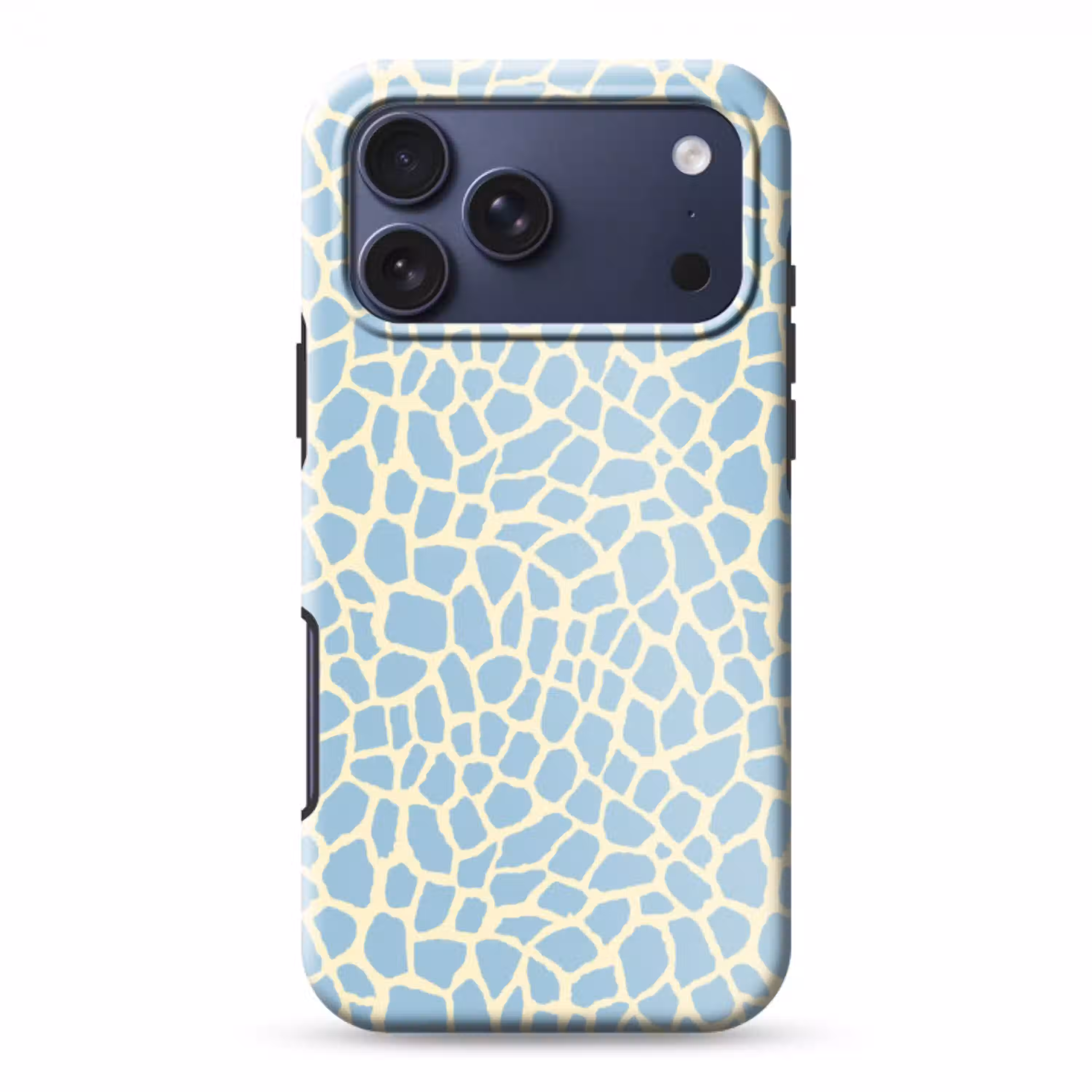 Giraf - Modern - Blauw Toughcase MagSafe Apple iPhone 17 Pro Max klein 1019 -3d