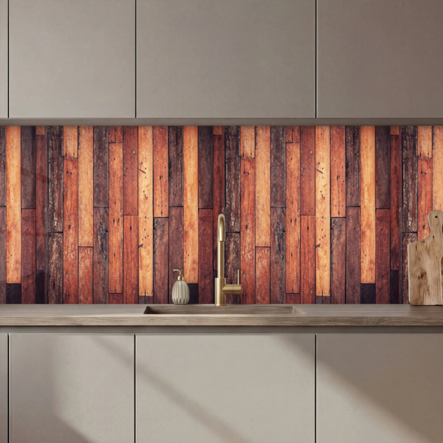 Plank - Vintage - Patroon keuken achterwand 2 middel 871 zz_3dshopping