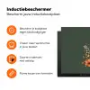 Kop - Bloemen - Groen - Koffie Inductie beschermer vinyl 3mm klein -zzzzzzz-td-ups