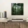 Regenwoud - Tropisch - Jungle - Bomen - Planten aluminium wit klein -sfeer1