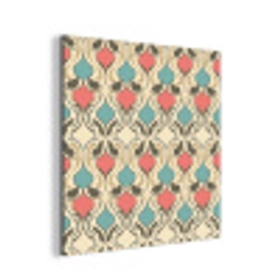 Barok - Retro - Kleurrijk aluminium wit klein 46 -3d