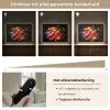 Peper - Graffiti - Verf - Abstract - Modern - Kleurrijk Light Box met batterij (Wandlamp) middel -USP_dimbaarNL