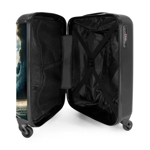 Duistere diamant NBS - Handbagage koffer - Unisex middel -binnenkant