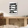 Pizza - Japandi - Decoratie - Vintage aluminium wit klein -sfeer3