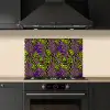 Neon - Paars - Dieren - Patroon keuken achterwand spatscherm klein 900 -sfeer1