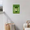 Grafisch - Art - Cocktail - Groen tuinposter los doek klein -sfeer8