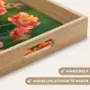 Bloemenveld - Zonnestralen - Oranje Dienblad Rechthoek middel -USP_HandgreepNL