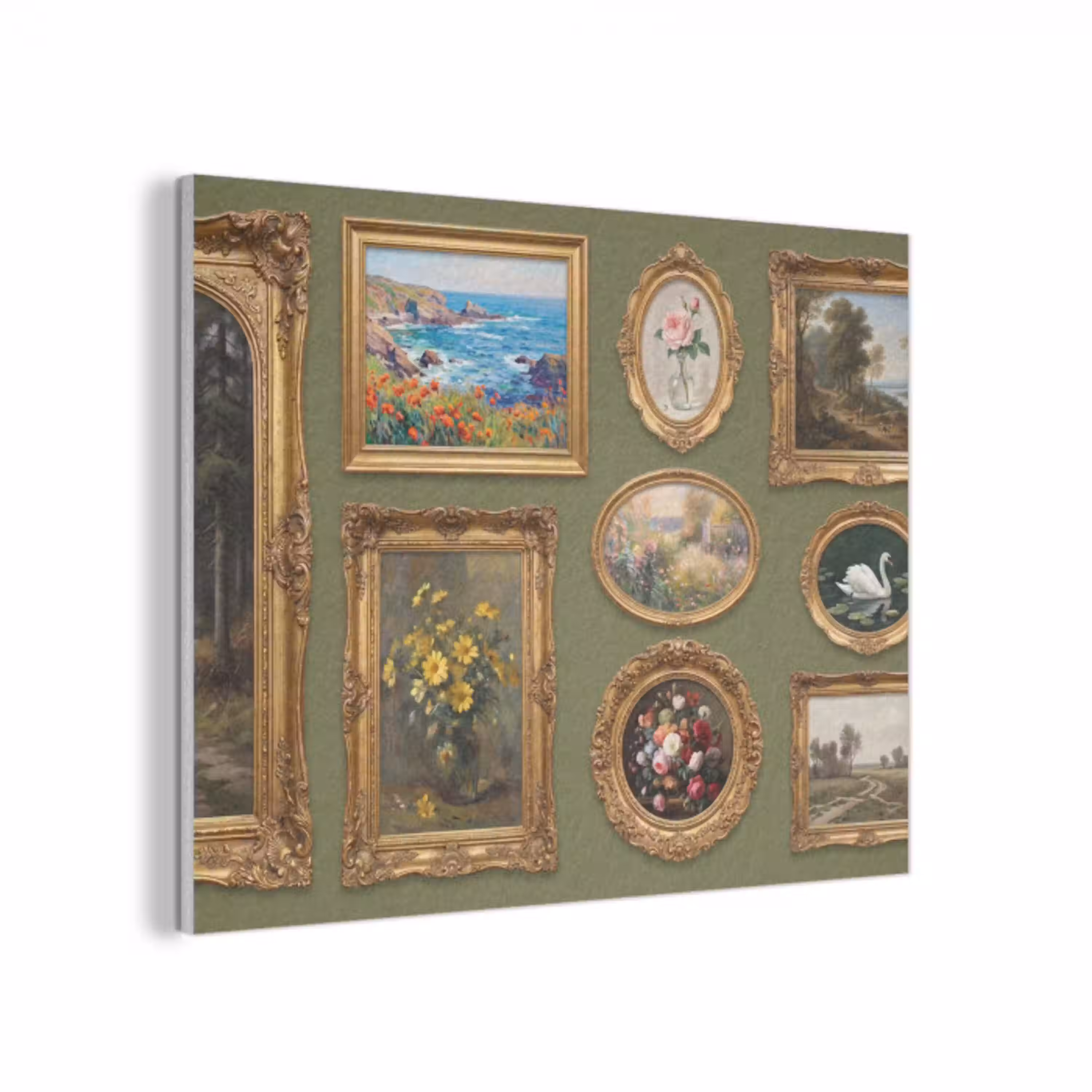 Hert - Bos - Natuur - Klassiek - Dieren PET vilt klein -3d