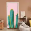 Cactussen - Modern - Pastel deurposter klein -sfeer1