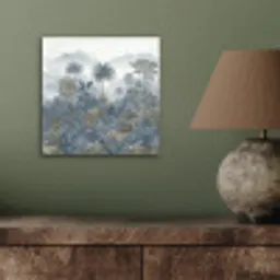 Jungle - Landschap - Blauw aluminium wit klein -sfeer2
