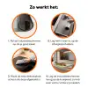 Papieren - Boodschappen - Groente - Kleurrijk Inductie beschermer vinyl 3mm klein -zzzzzzz-td-werking