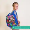 Monstervrienden Festijn Kinderrugzak - Blauw middel -sfeer3_NL