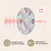 Monstera - Pastel - Bladeren - Tropical Akoestische PET Vilt - Rond klein -USP_NL