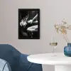 Drummer - Zwart - Drumstel fotolijst zwart zonder passe partout klein -sfeer4