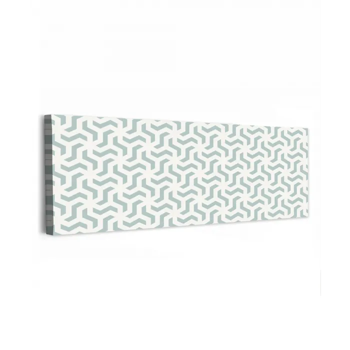 Patronen - Abstract - Groen - Geometrie canvas 2cm klein 828 -z3d