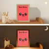 Aardbei - Gezichtje - Rood Light Box met kabel (Kinderlampje) klein -sfeer3_kind